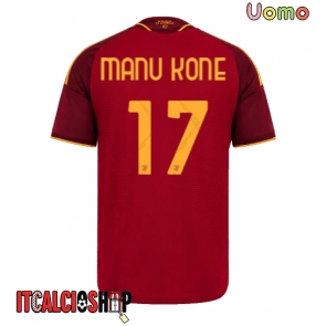 AS Roma Manu Kone #17 Prima Maglia 2026-27 Manica Corta AS Roma Manu Kone #17 Prima Maglia 2026-27 Manica Corta